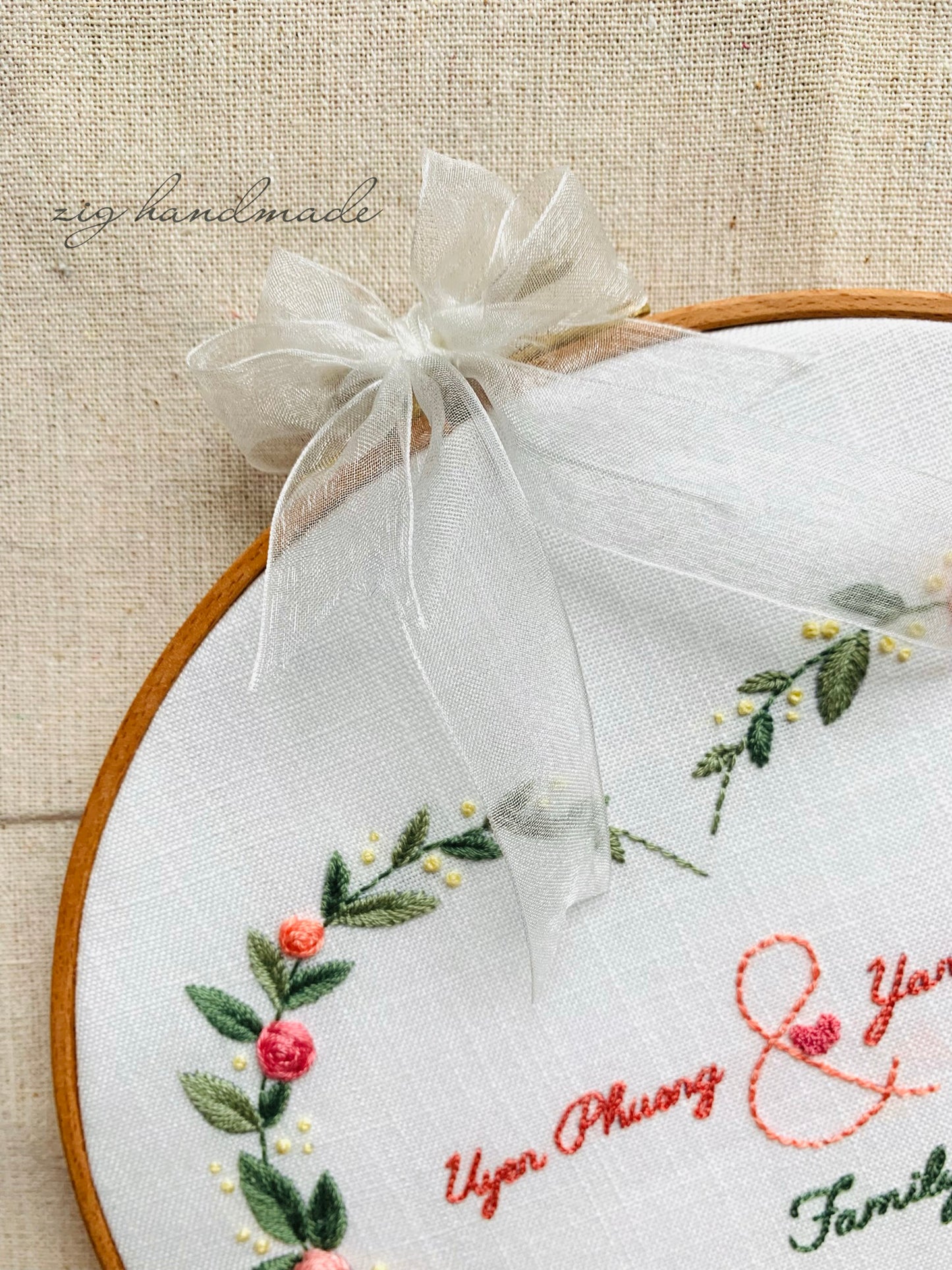 Heart Flowers - Version 2020 - Embroidery for Valentine, Wedding - PDF Pattern by ZIG