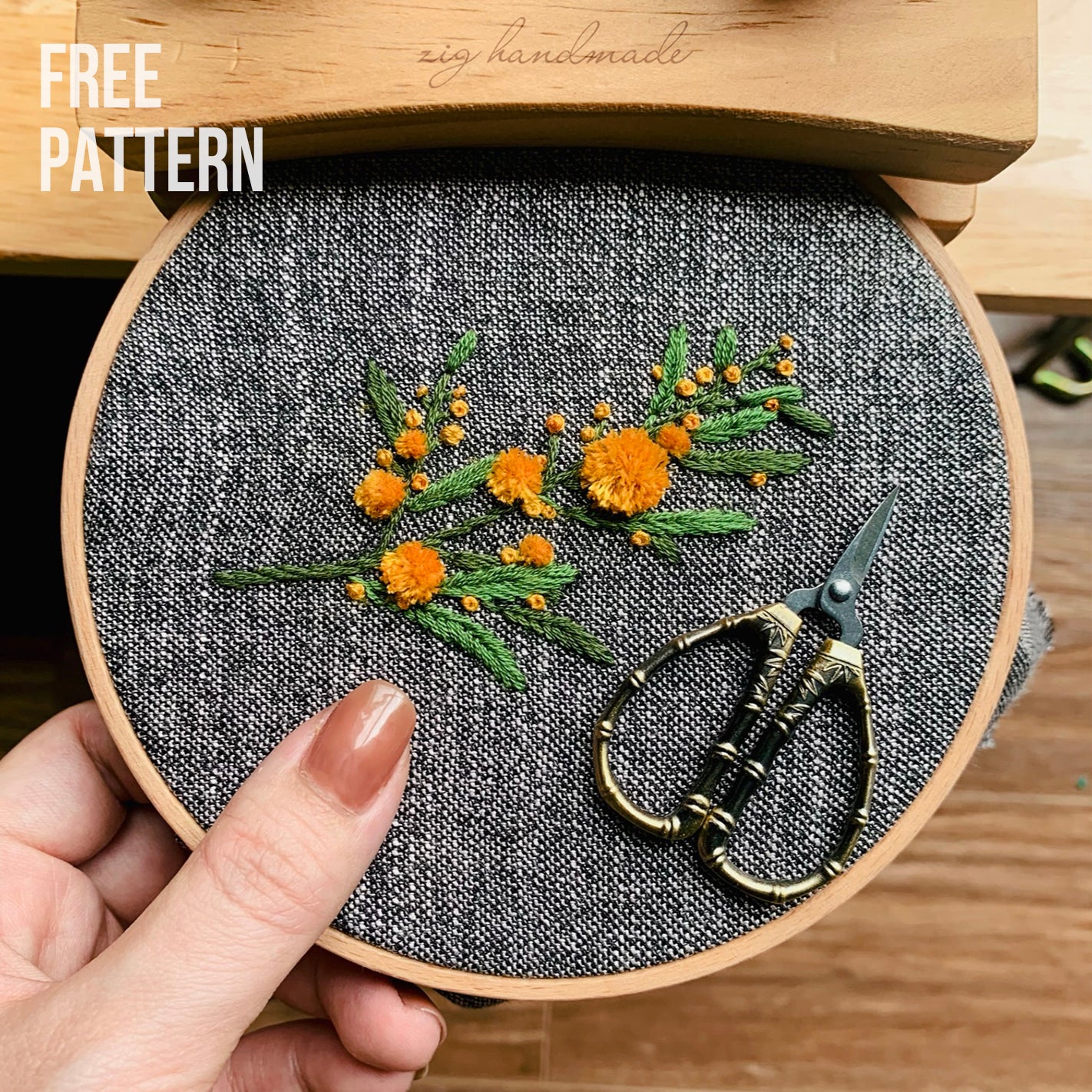 FREE Pattern by Zig - Mimosa Flowers