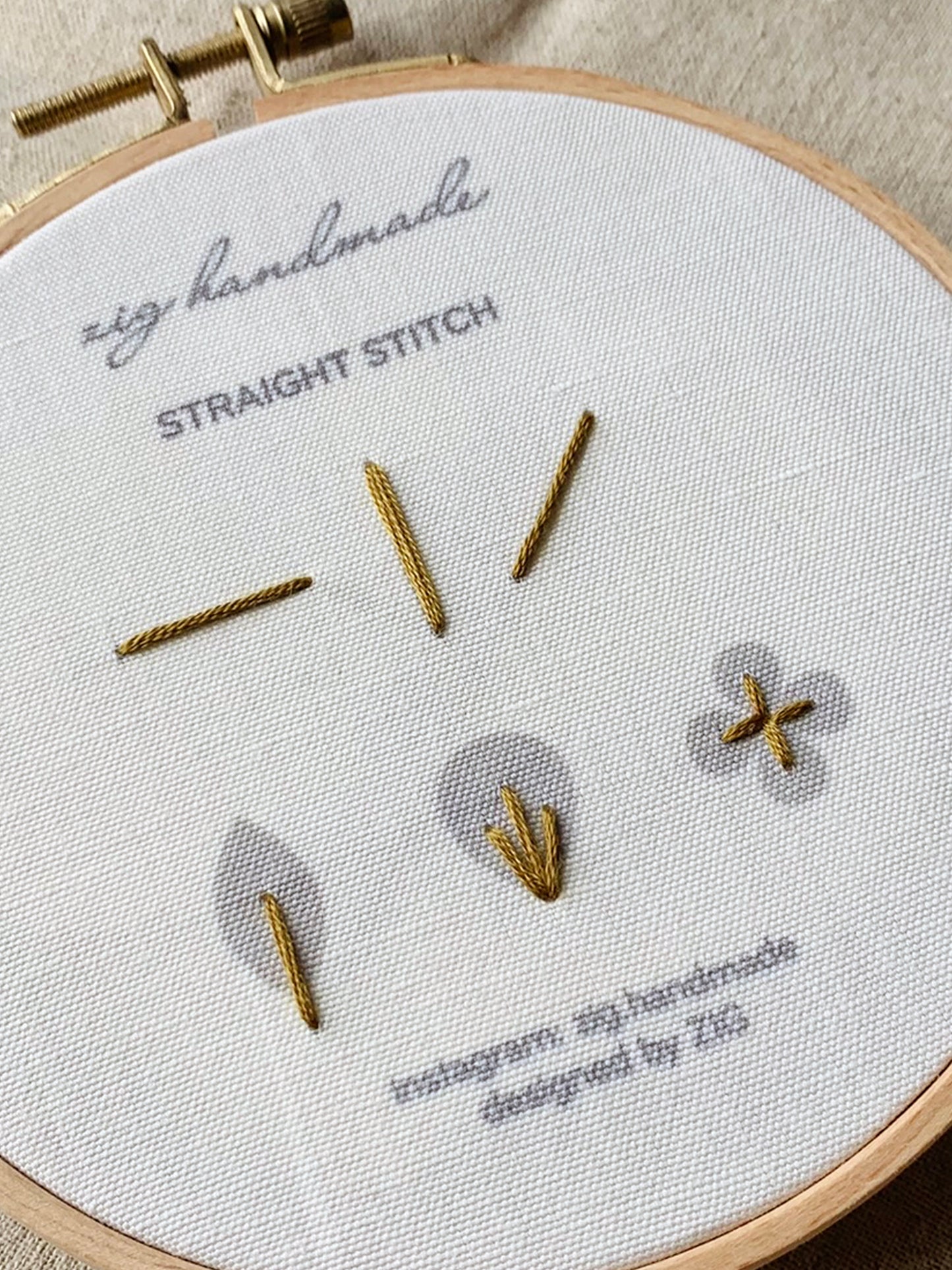 Straight Stitch PDF Pattern - Basic Stitches by ZIG