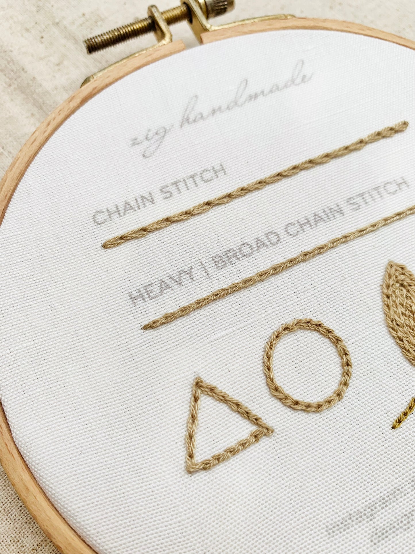 Chain - Reverse Chain Stitch PDF Pattern - Basic Stitches by ZIG