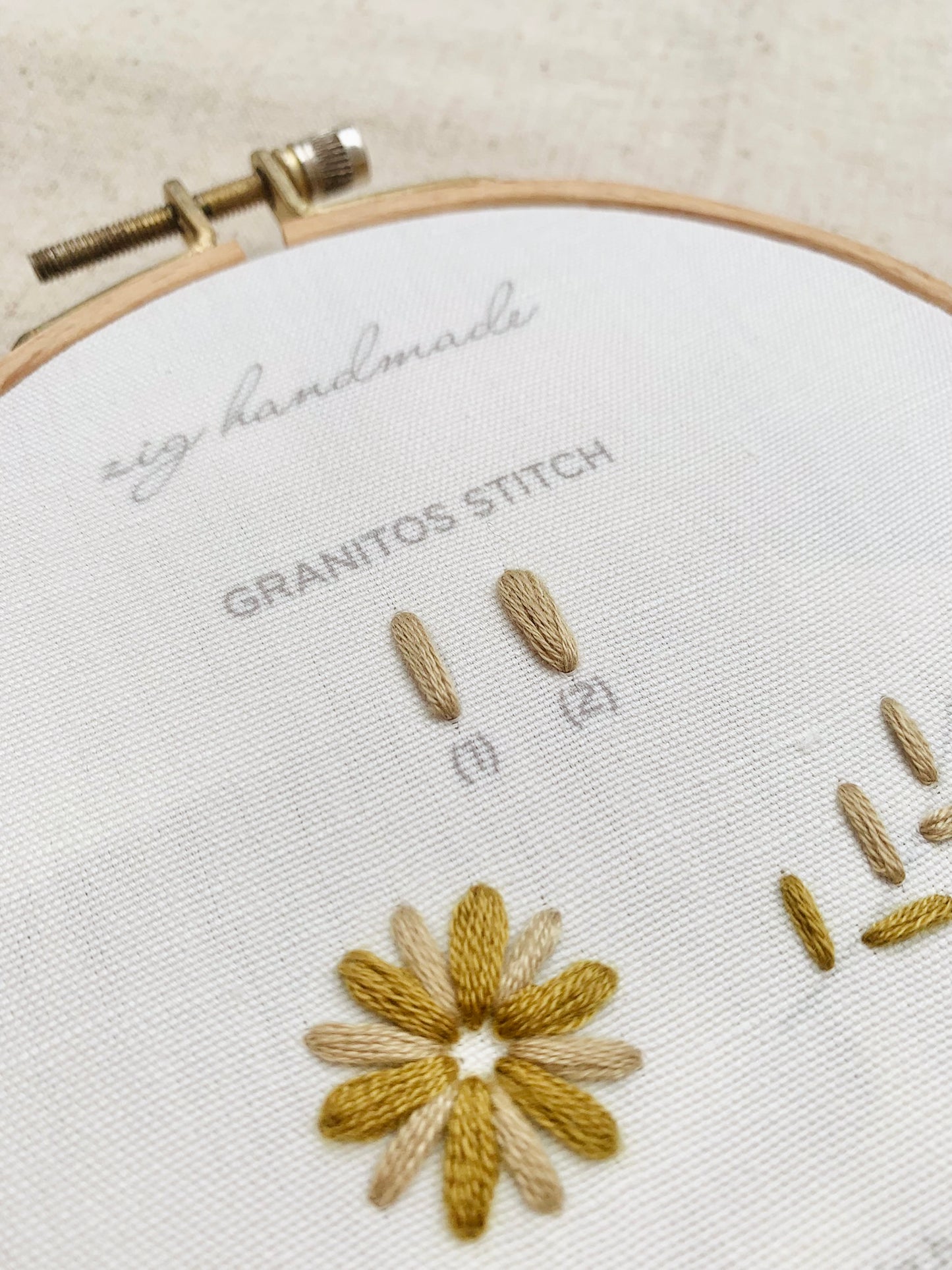 Granitos Stitch PDF Pattern - Basic Stitches by ZIG