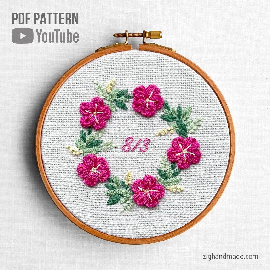 Happy Women's Day - 8 March - PDF Pattern by ZIG