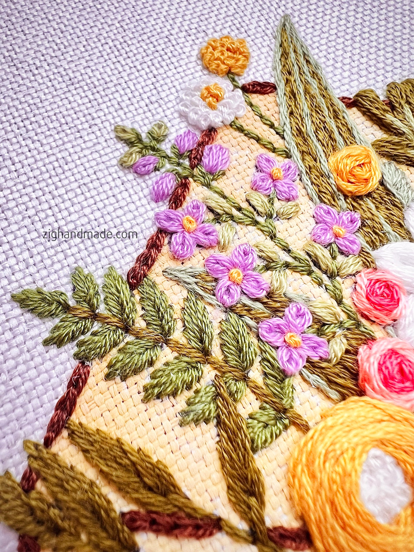 Love Envelope Is Blooming 2023 - Embroidery for Valentine - PDF Pattern by ZIG